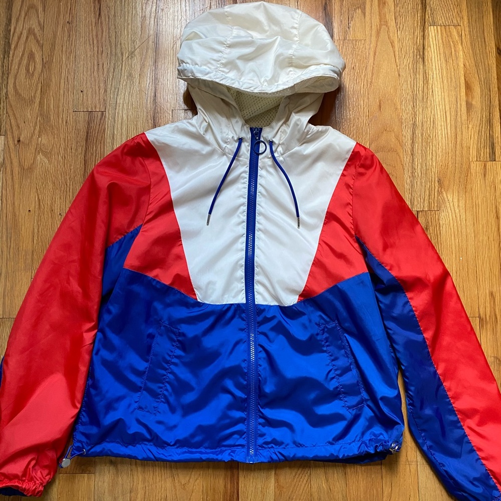 Divided Colorblock Windbreaker